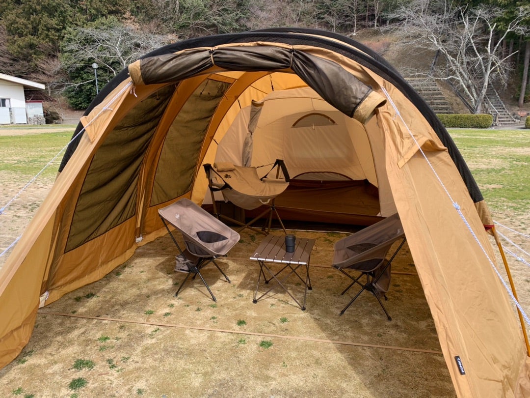 イグニオ 2ルーム トンネル型 ドームテント レビュー | ハハとムスコの
