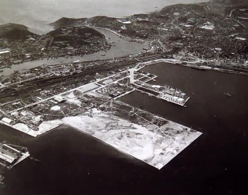 しものせきなつかしの写真集 下関市史別巻、埋め立てで発展した | 日本