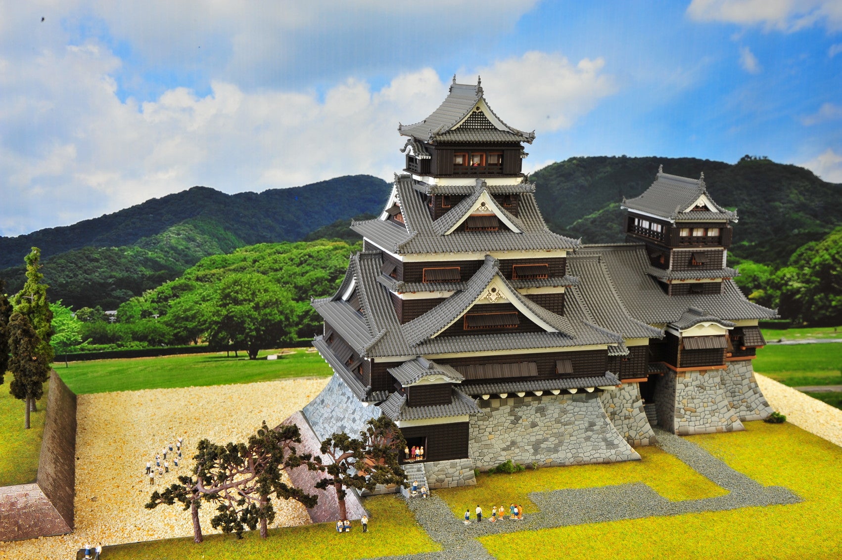 プラモデル熊本城 1／144 クレオス | てんひゃん 超合金、模型