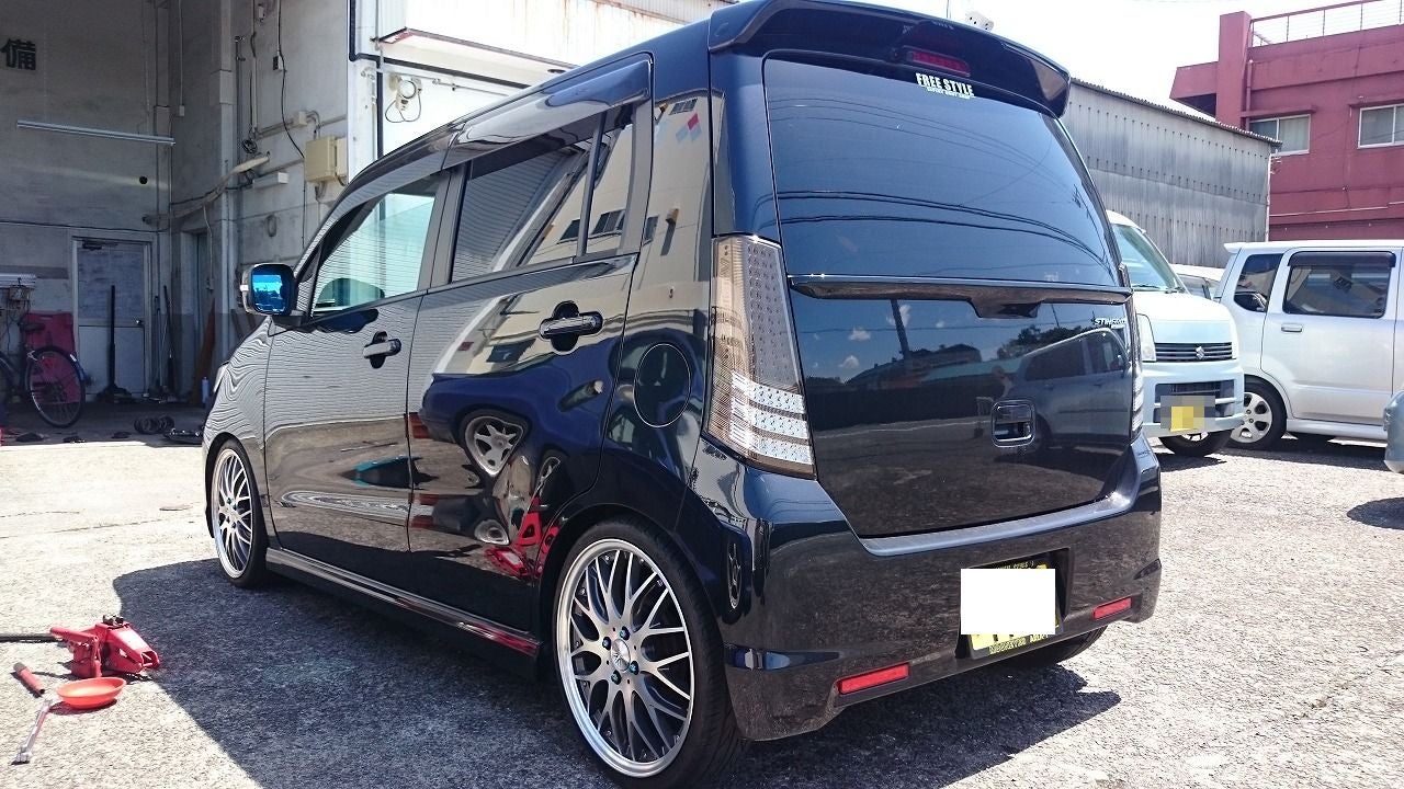 ワゴンRスティングレー（MH23S） 車高調取付 | ☆T.Y AUTOのブログ☆