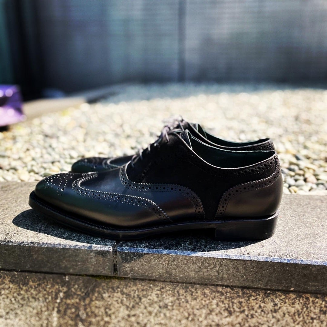 ジョージコックス サドルブローグオックスフォード UK9 28cm ジョージ