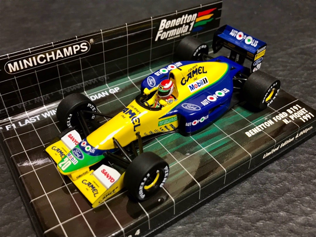 1991 カナダGP 優勝 『B191 #20】N.ピケ | エイトプリンのミニカー中心
