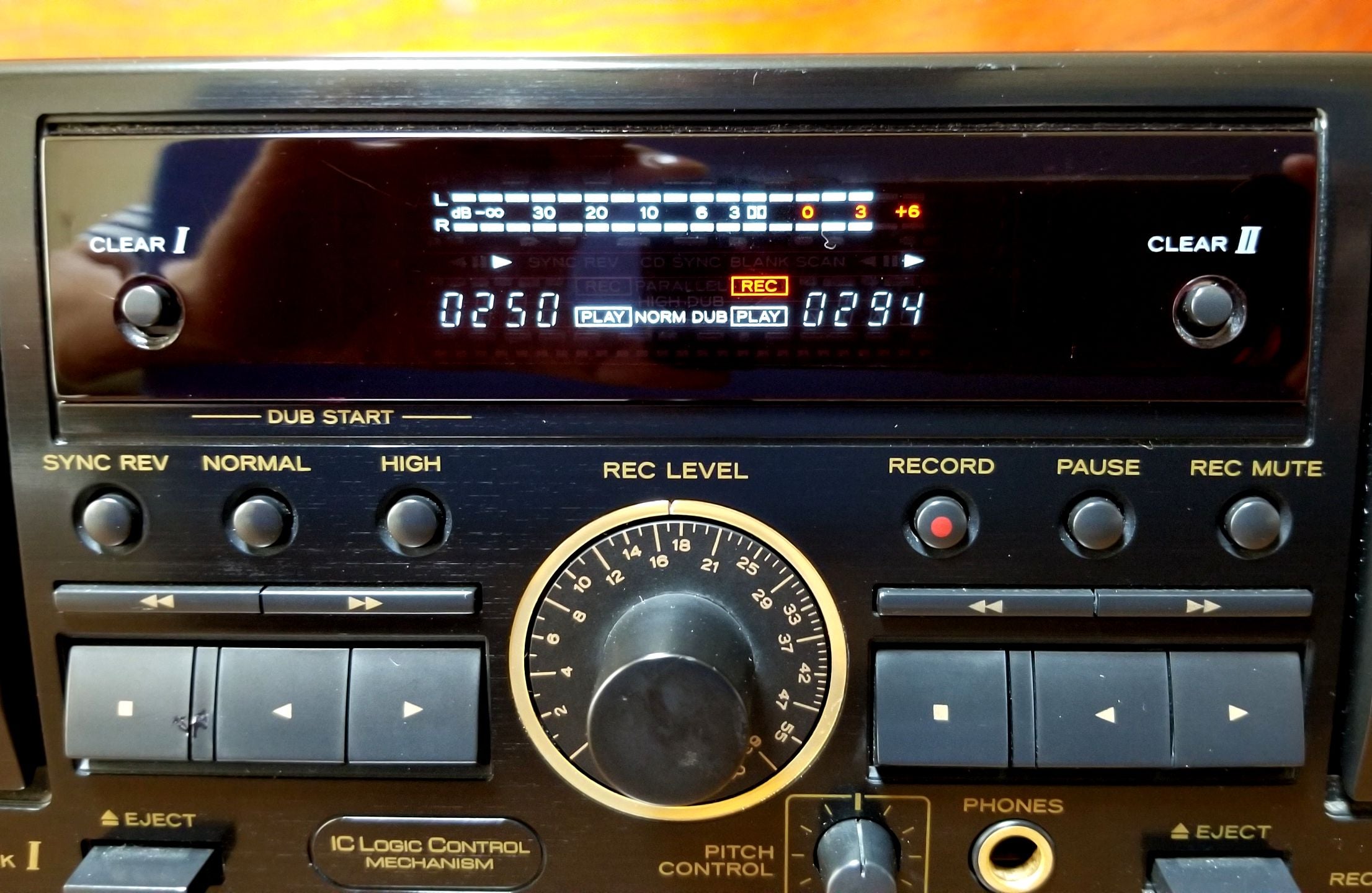 オートリバース ダブルカセットテープデッキ TEAC W-790R 完動品・動作