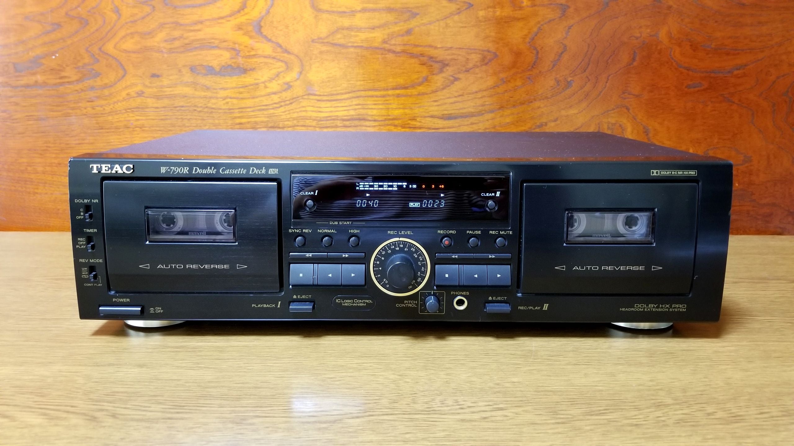 動作OK！！】 ダブルカセットデッキ TEAC ティアック W-790R ③ TEAC