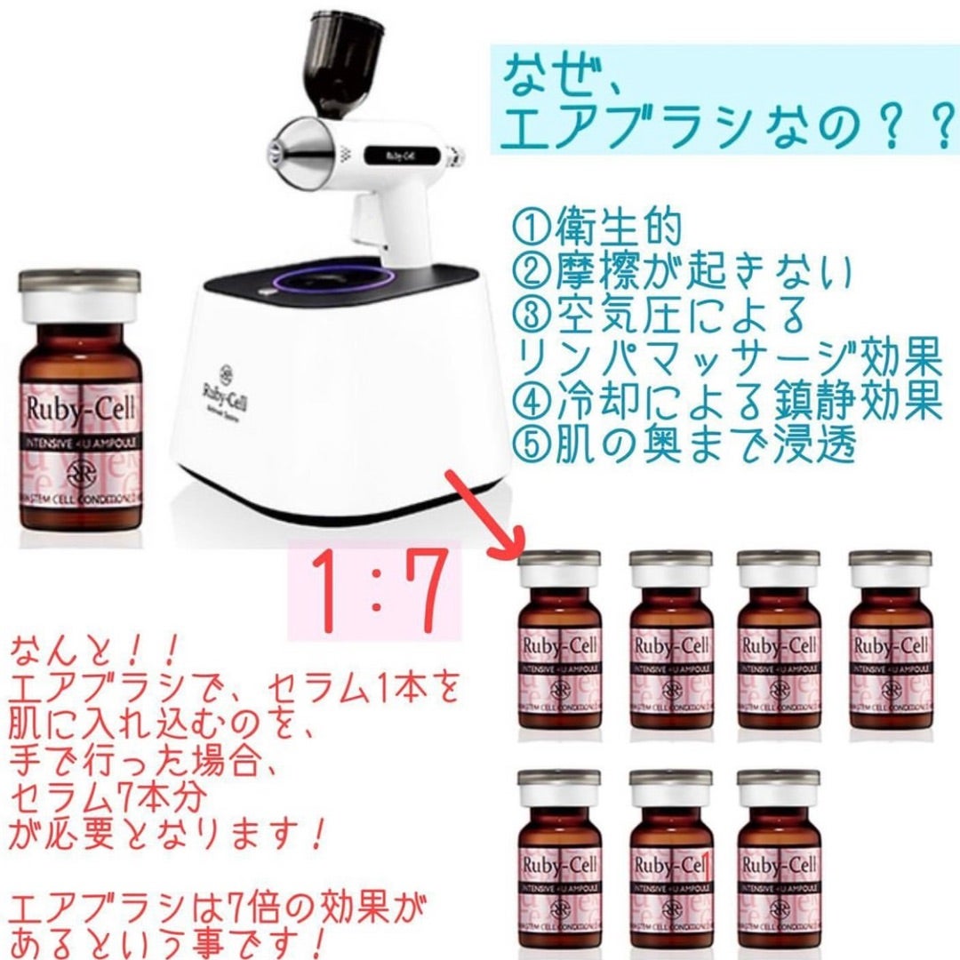 ルビーセルの要は。。やっぱり、エアブラシなんです！ | NAILIST kaori