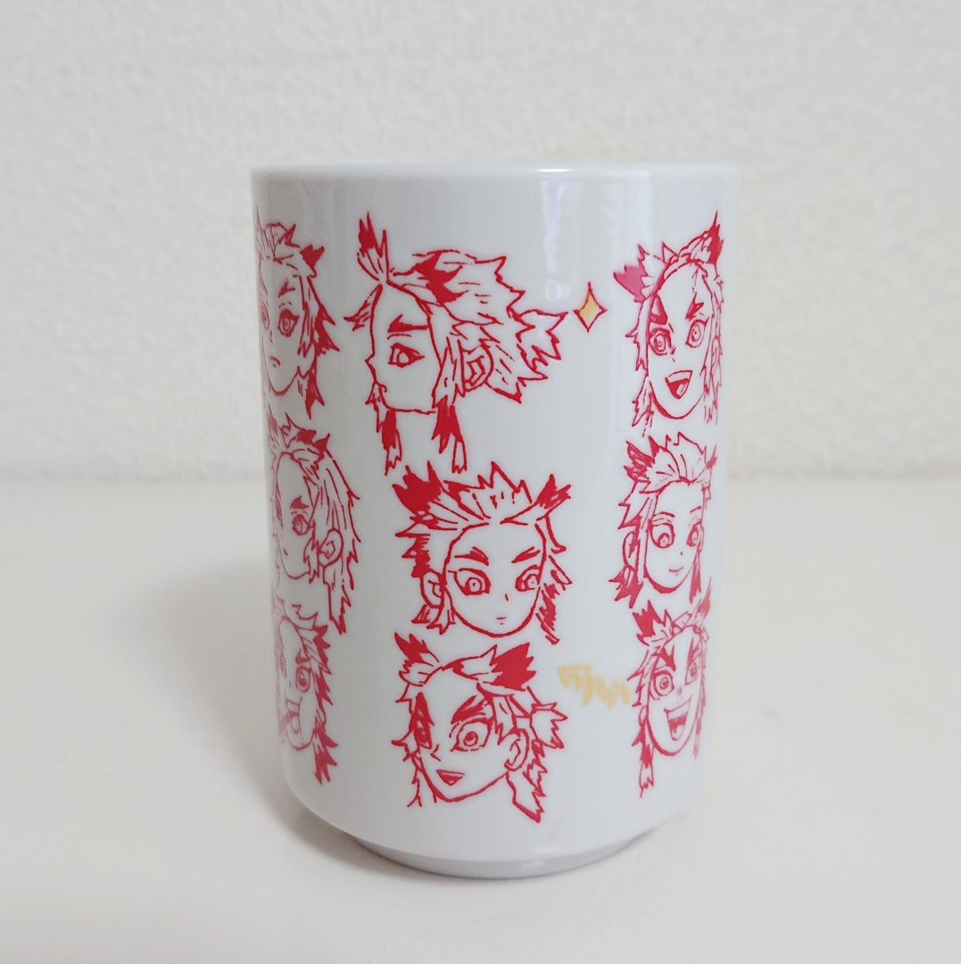 鬼滅の刃 へんてこ顔湯のみ 煉獄杏寿郎 | くぴのひまつぶし