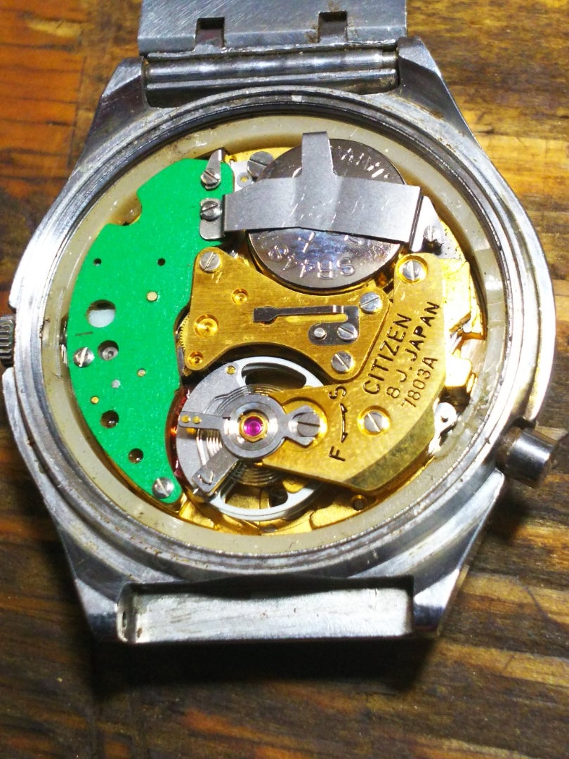 整備記録:腕時計コスモトロンを電池交換する | 勢州たぬき工房の木工し