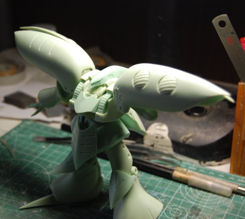 ボークス 1/144 キュベレイ 2体 製作中1 | オーソライズの模型製作記