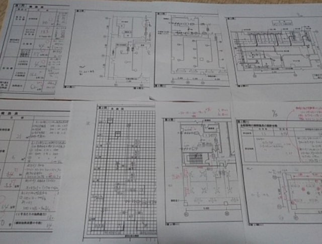 6020令和3年度建築設備士2次製図試験 機器表でかなりの確率で