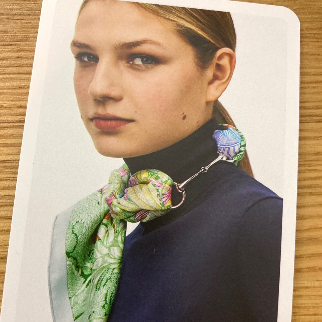 ミニモール使ってみました（スカーフリングのお話） | 今日もスカーフ