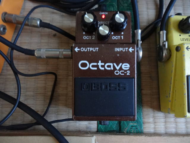 BOSS OC-2 台湾製 シルバーラベル PSA仕様 ちょっと解析して