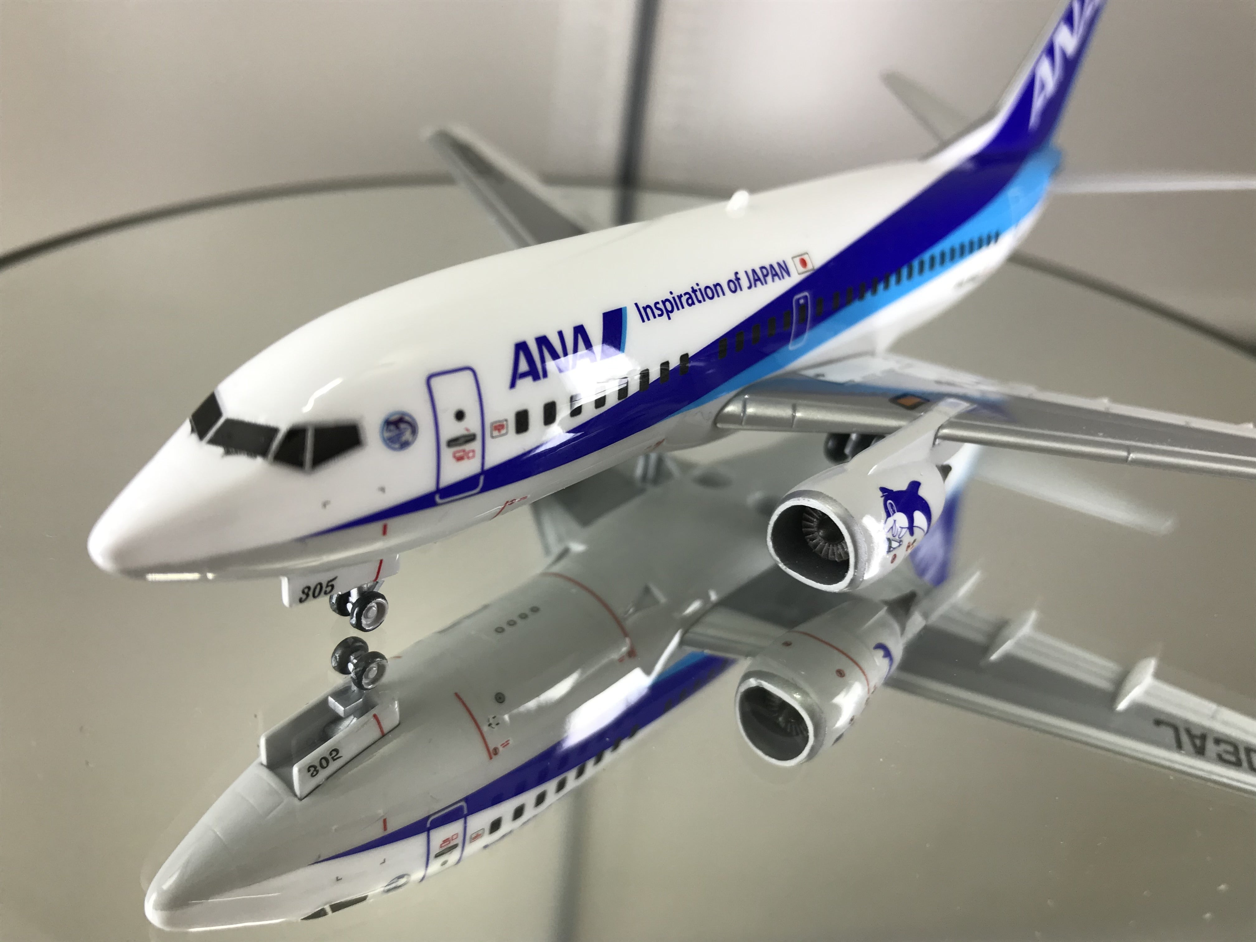 ハセガワ 1/200 ANAウイングス B737-500 退役記念マーキング「JA305K