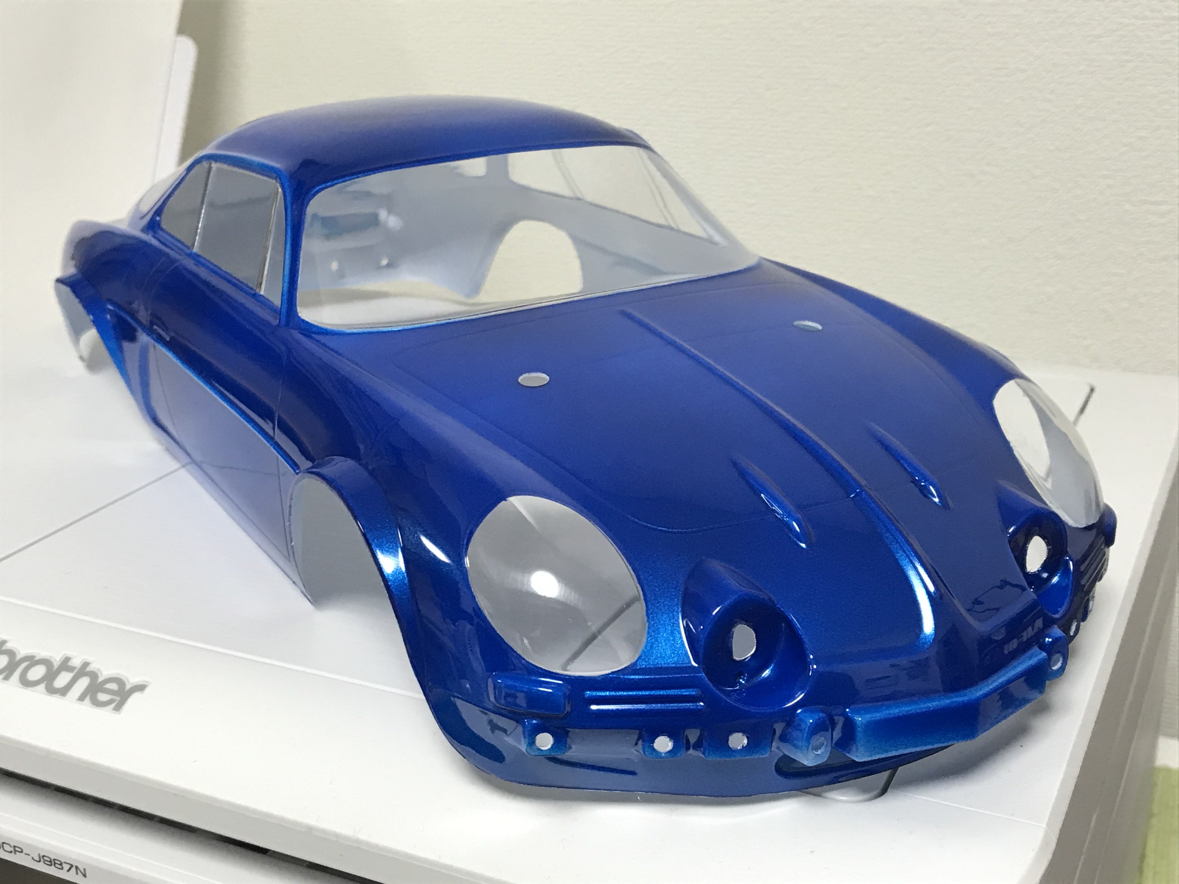 タミヤ アルピーヌ ボディ ブリリアントブルー タミヤ アルピーヌ