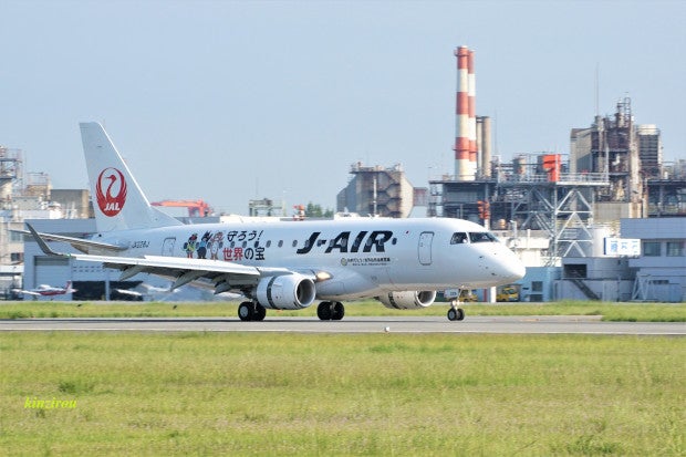 世界自然遺産登録記念特別塗装機がやってきた。 | きんじろうの一歩