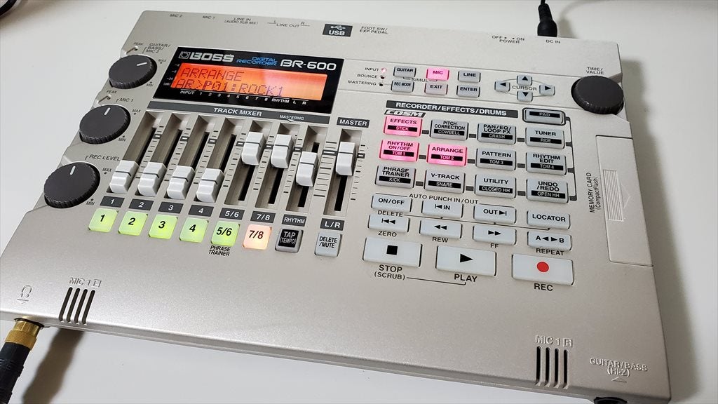 懐かしのマルチトラックレコーダー「BOSS BR-600」に悩む | Time