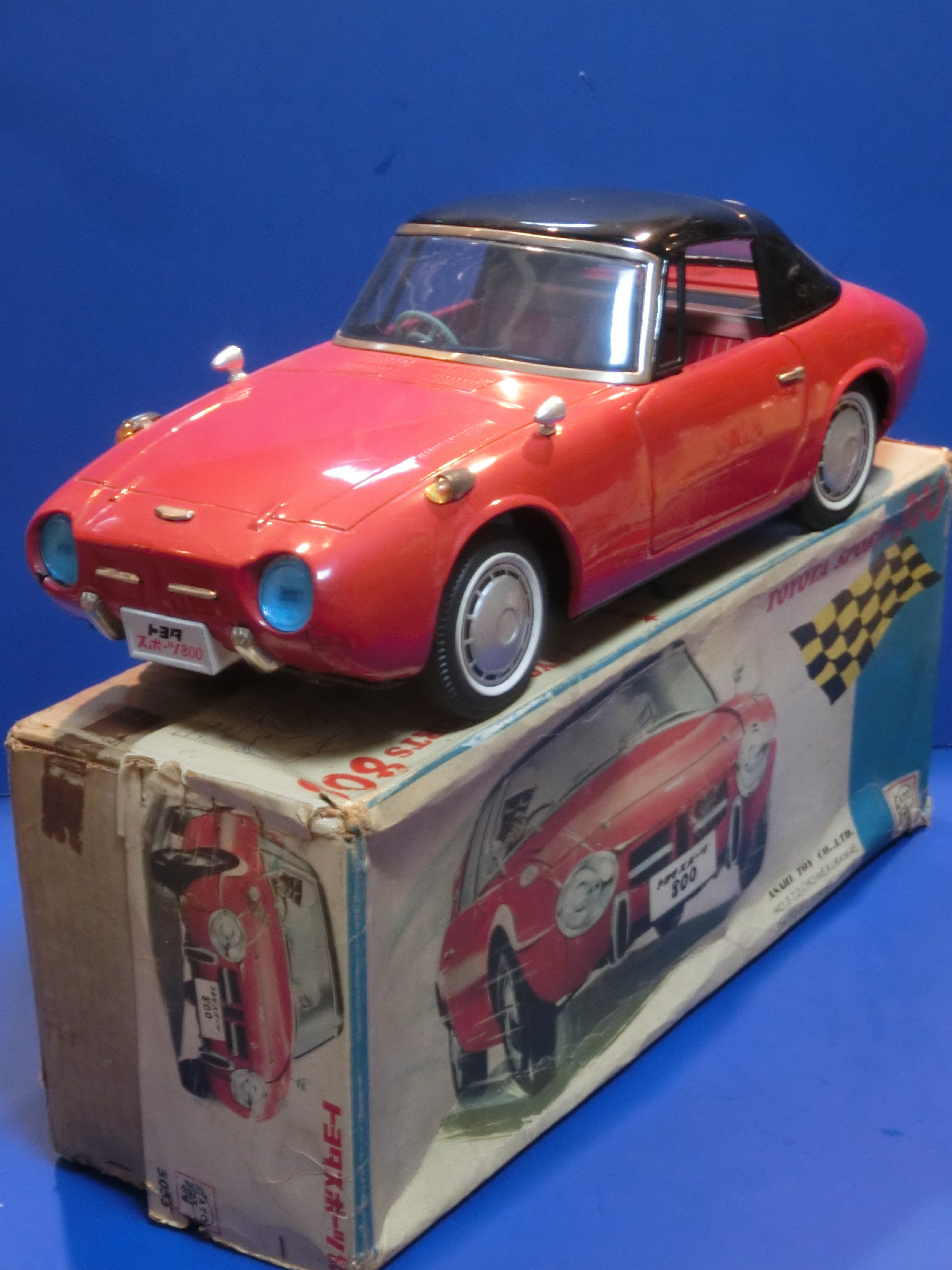 ☆1965年アサヒ玩具/バンダイ トヨタスポーツ800 ～ ブリキ自動車