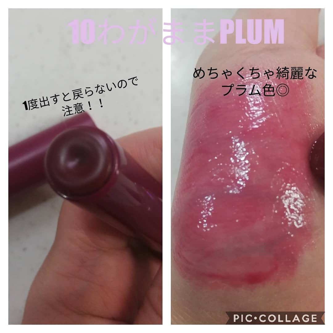 B IDOL つやぷるリップ 10わがままPLUM | ＃Hana Beauty Log