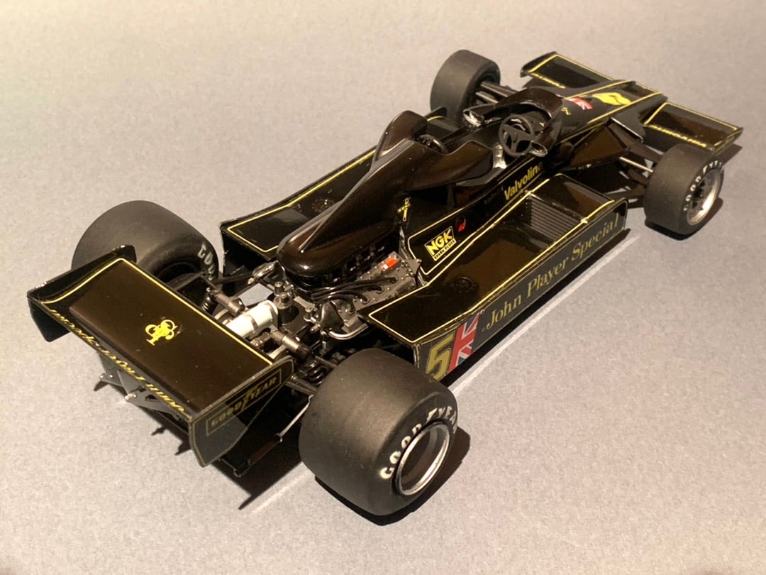 タミヤ1/20 J.P.S.Mk.IIIロータス78 完成 | 駆け抜ける模型生活