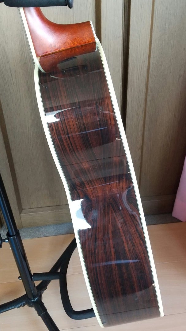 No:1 Morris MF-601ハカランダ000②完成 | ゆずマンのギター説明ブログ
