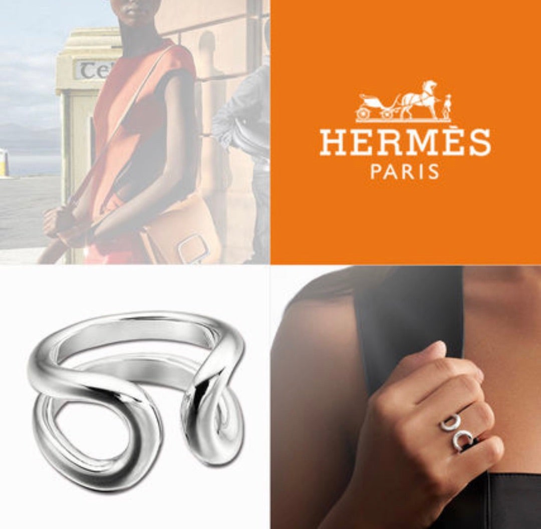 確実正規品 エルメス リマ LIMA GM リング 51 エルメス購入品②