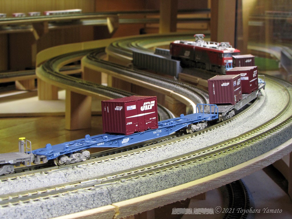 KATO コキ104入線からのコキ・コンシャッフル(1) [鉄道模型] | 重単