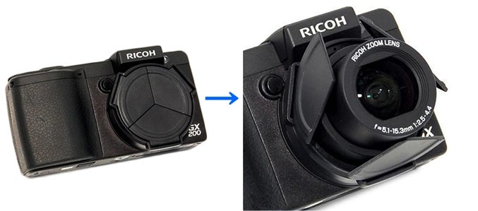 RICOH GX100/GX200用 自動開閉式レンズキャップ | 少年ジージ