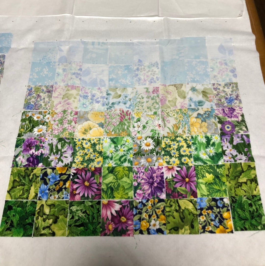 ウォーターカラーキルト | ハンドメイド Mammy's Flower