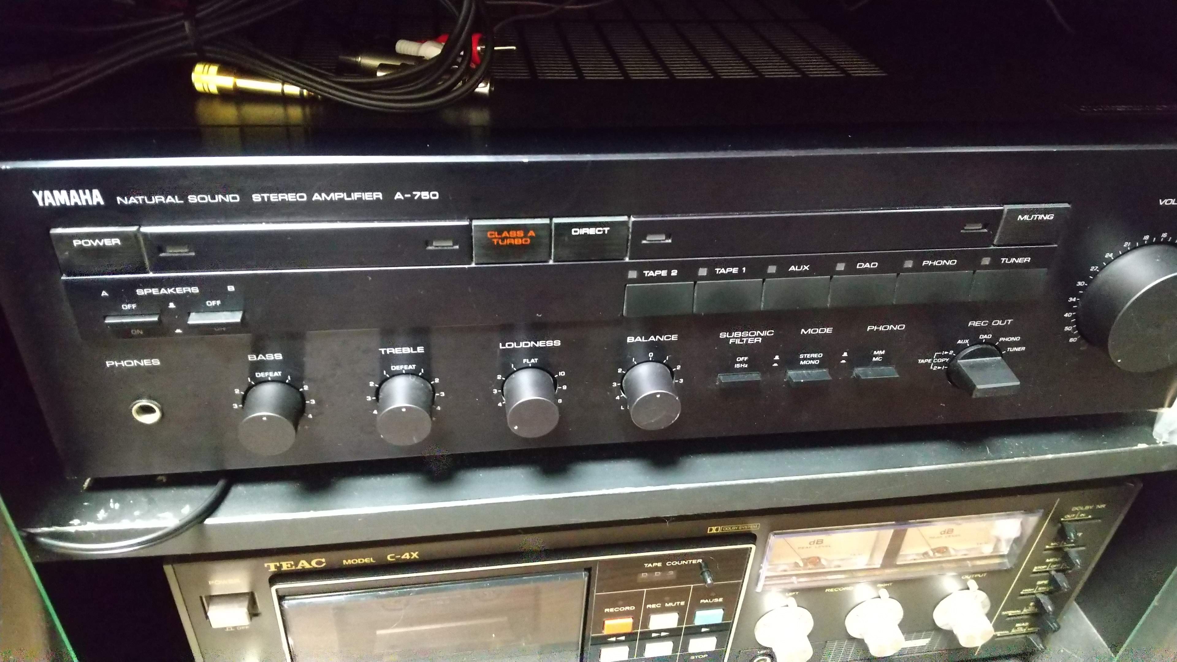 YAMAHA A-750 ピュアオーディオ プリメインアンプ | うくくっすのブログ