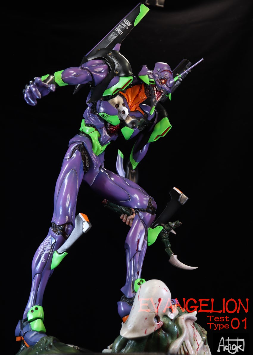海洋堂 松村しのぶ氏原型 【エヴァンゲリオン初号機】 完成品 | 模型と