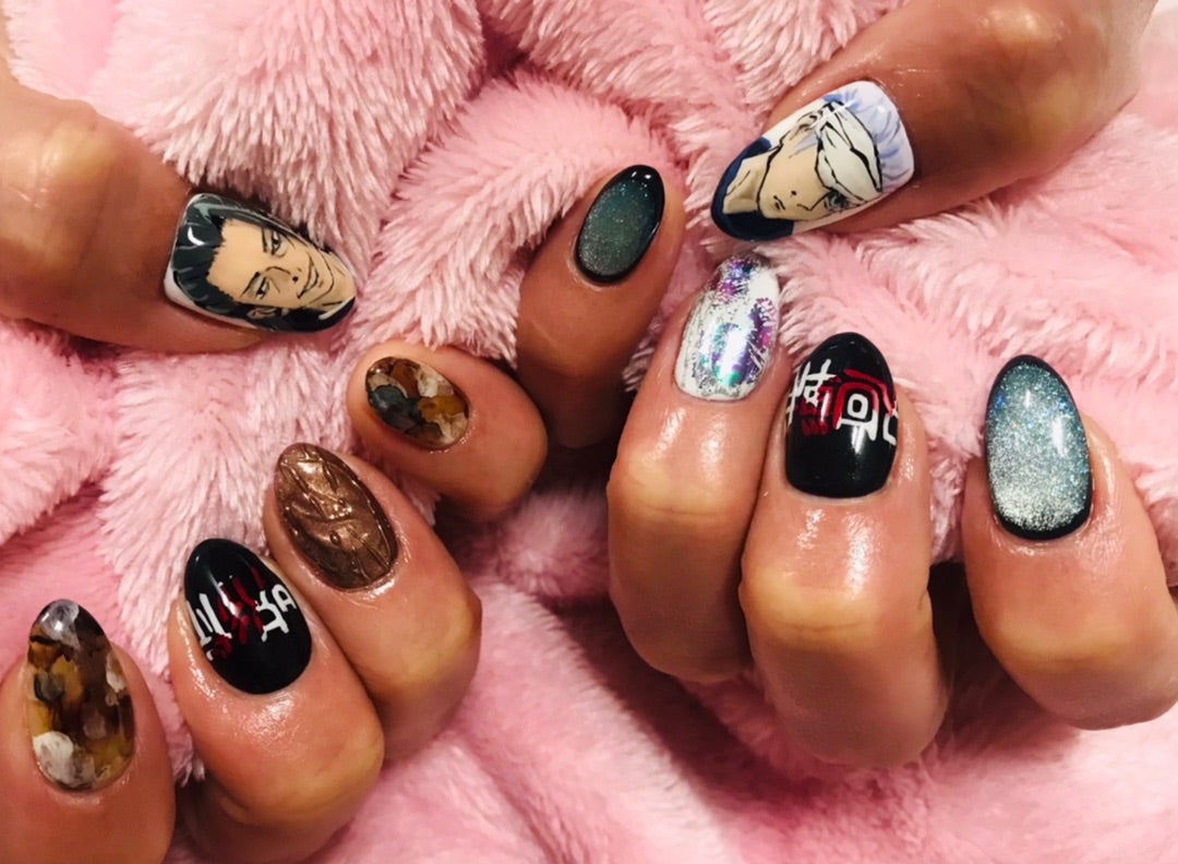 呪術廻戦ネイル【夏油傑&五条悟】 | ぢゆんこの生きててよかった～☆