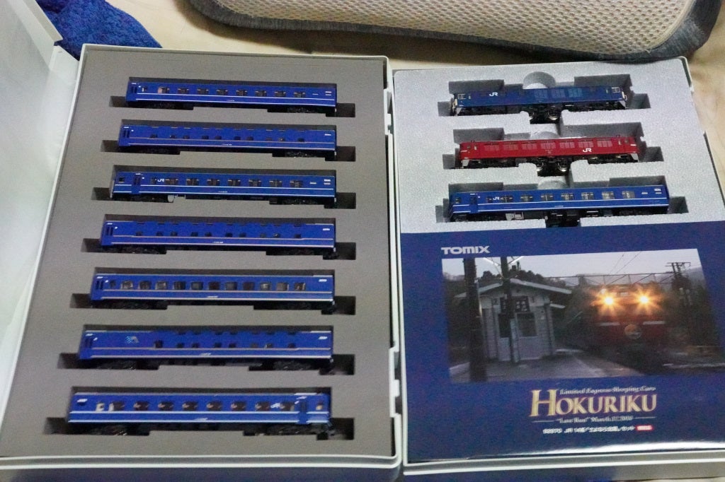 模型紹介】150 EF81/EF64＋14系「さよなら北陸」前編～新規制作で試