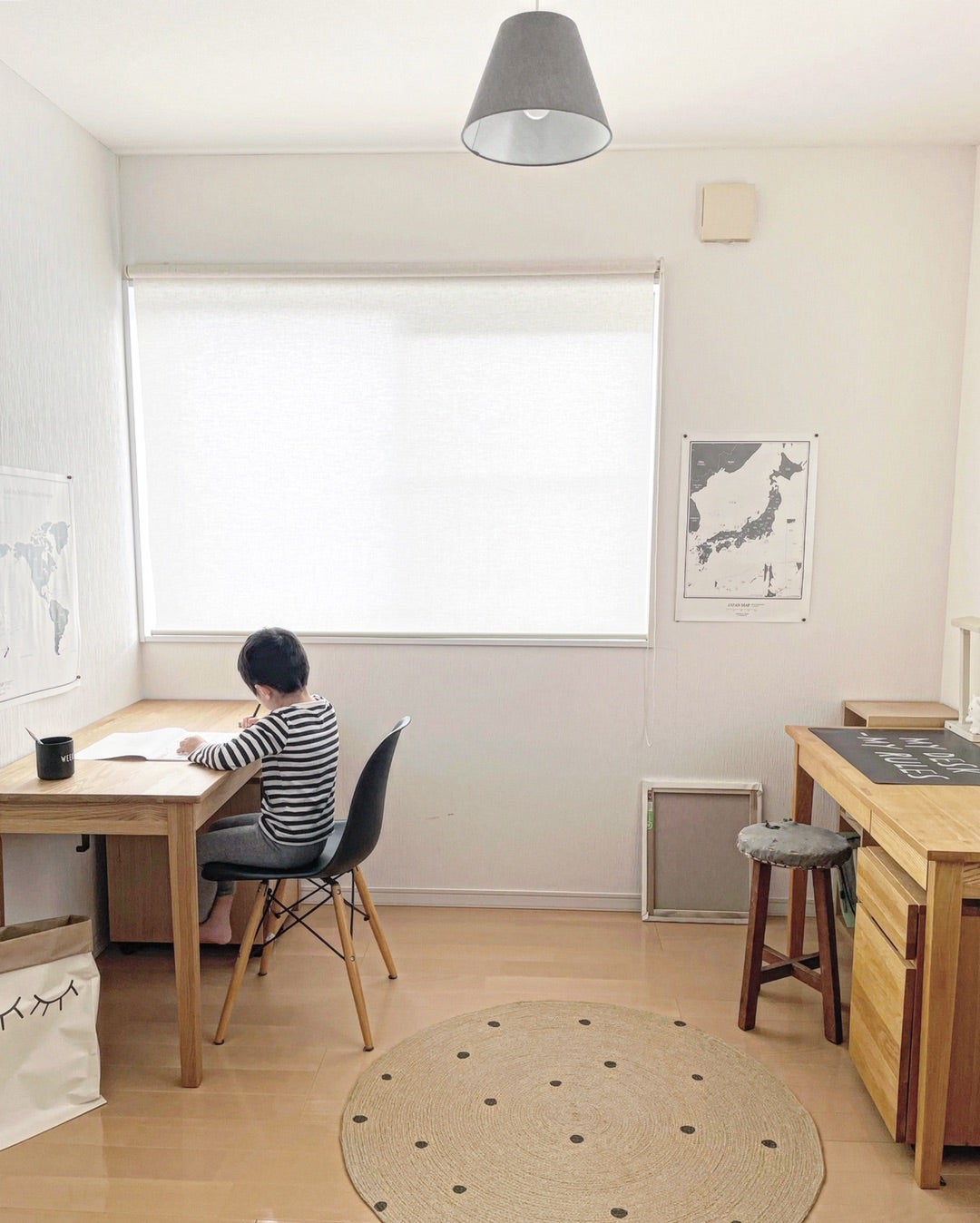 無印良品の学習デスク。 | フタリノキロク＋2