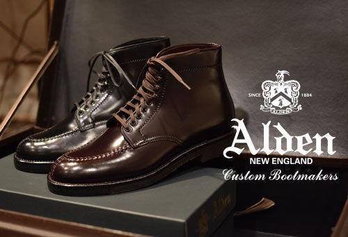 ALDENのタンカーブーツ・コードバン入荷！バーガンディ＆ブラック
