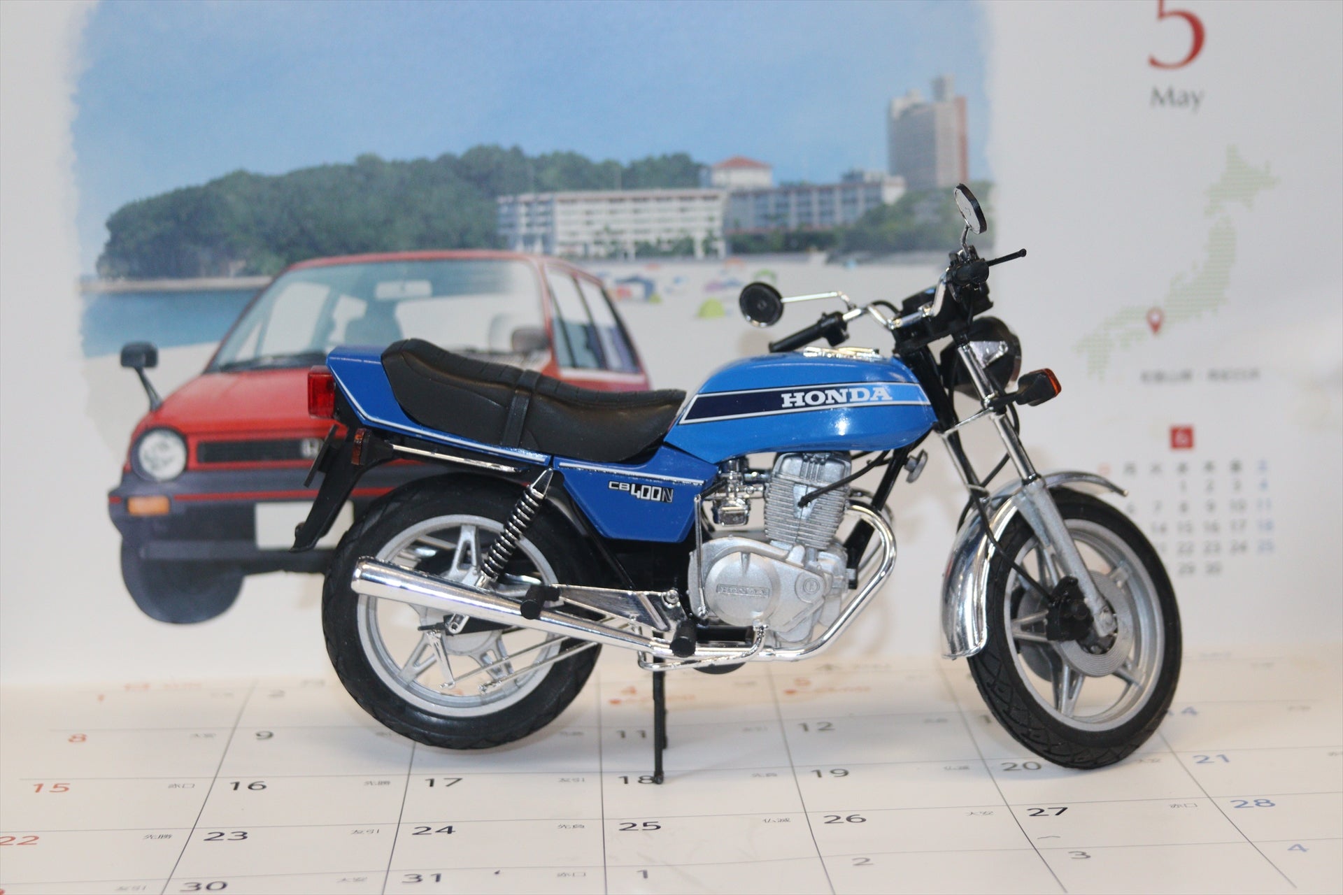 懐かしいホンダCB400NホークⅢのプラモデル製作記 2021/12/19日まで2