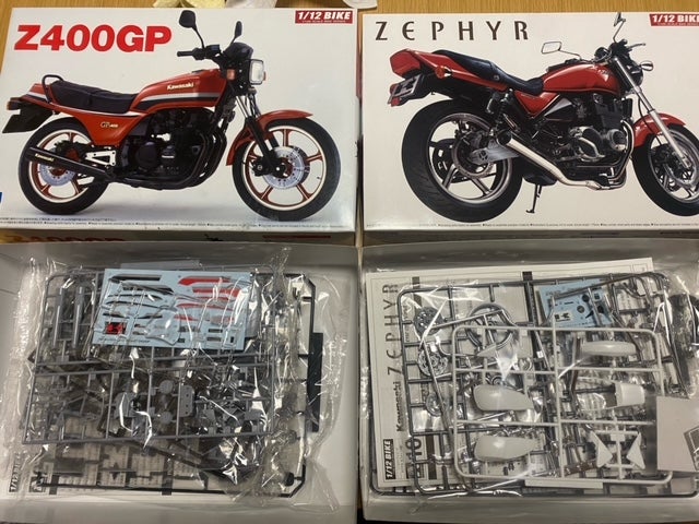 アオシマ 1／12 ゼファー400 Z400GP～① | DREAM FACTORY