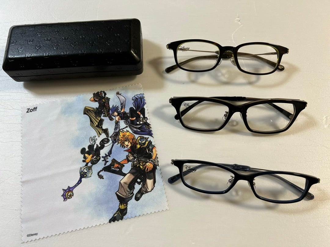 Zoff】キングダム ハーツ」20周年記念メガネが新発売されます
