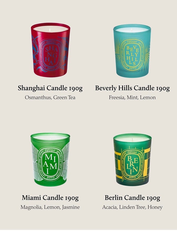 Diptyque シティキャンドルコレクション(香港) | LeodiamondのSimply Life