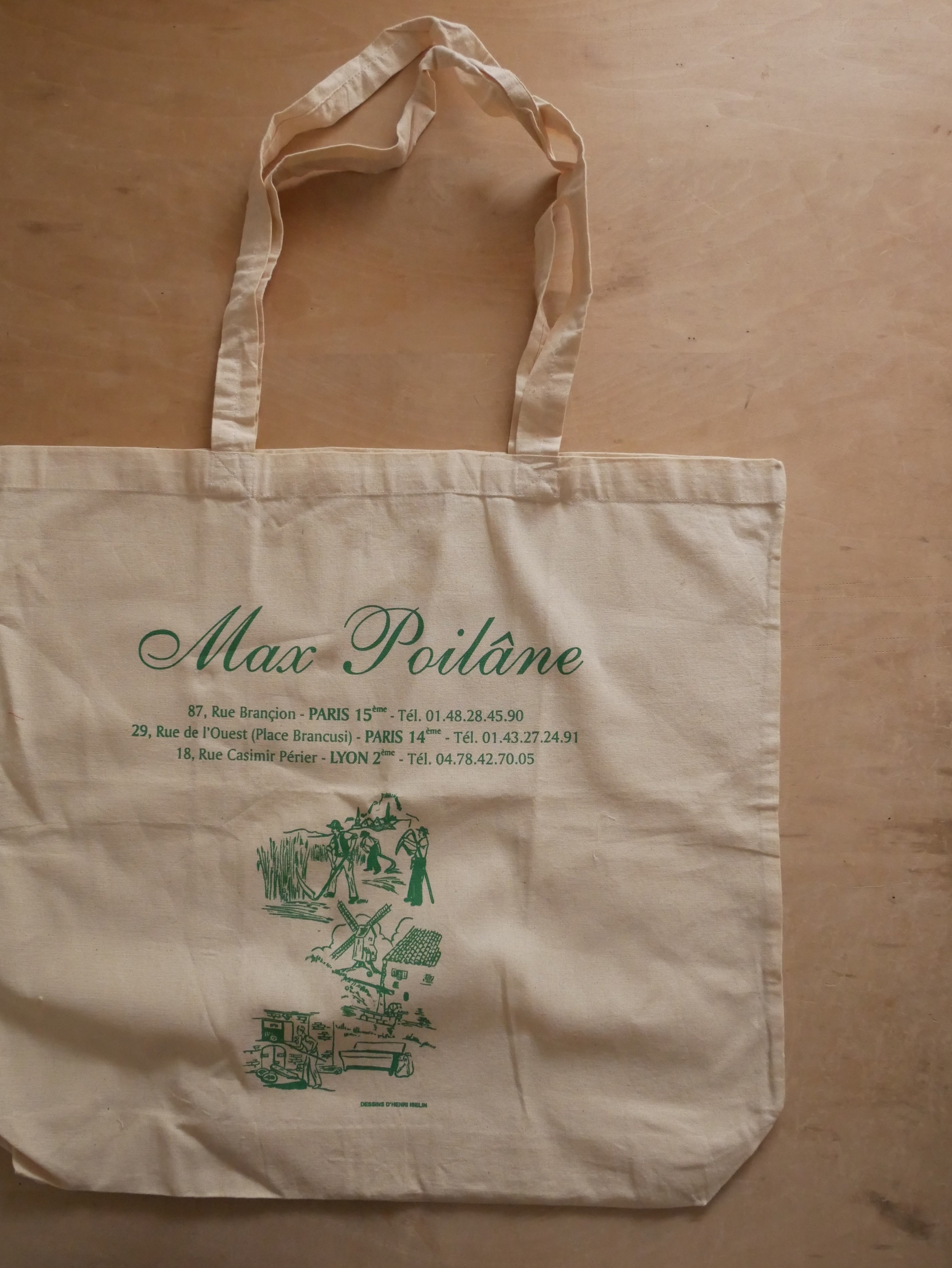 Max Poilaneエコバッグをバッグリメイク | 横浜クチュールアトリエ