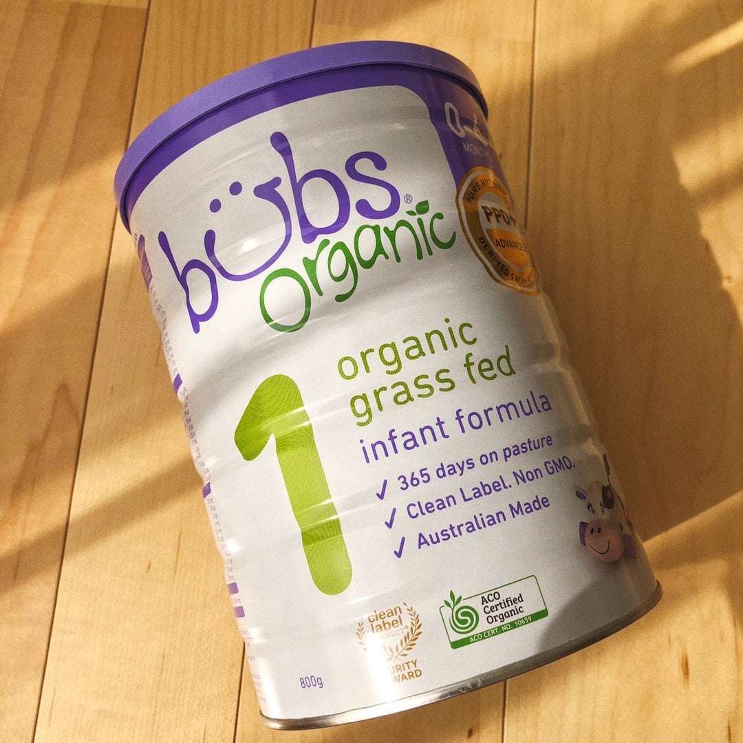 Bubs バブズ オーガニック粉ミルク 800gステップ3 4缶セット Bubs