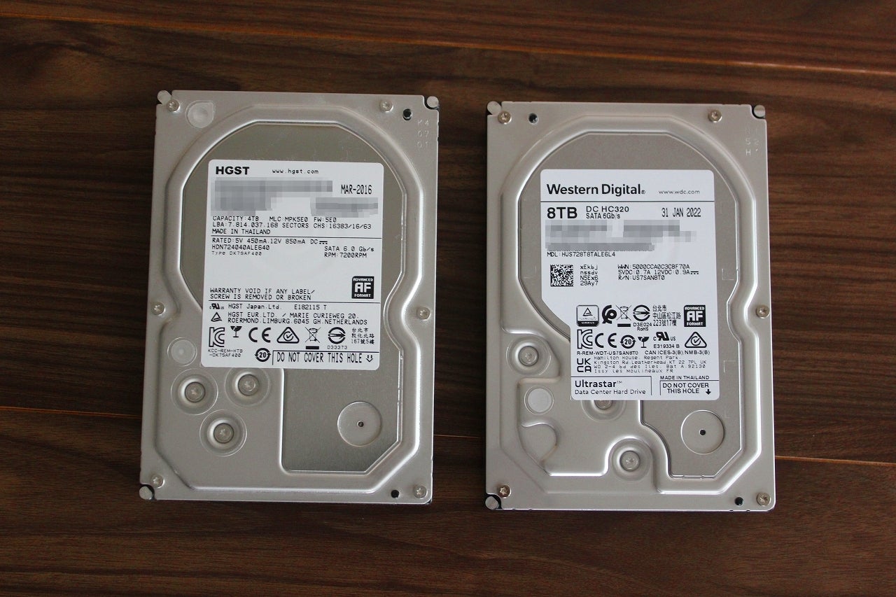 NAS装置 Synology DS216jの分解メンテナンスと新Diskへの移行 その2