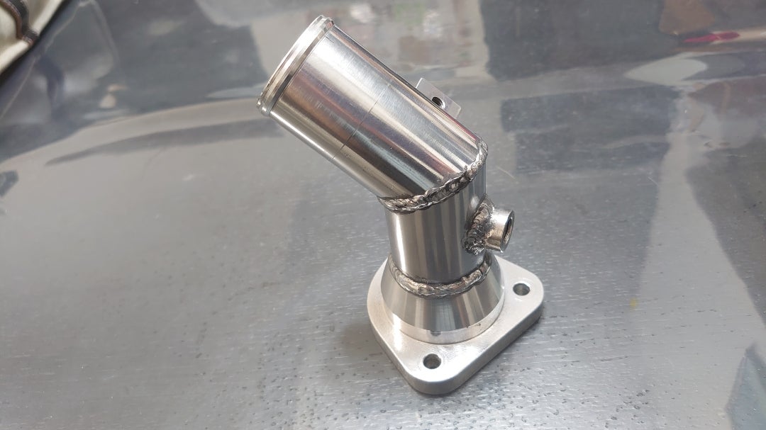 RX-7 FC3S アルミ製サーモカバー交換（センサーボス付き） | 気まぐれ