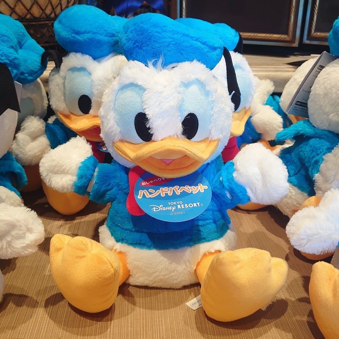 ドナルドがおしゃべり！東京ディズニーリゾート ハンドパペット新発売