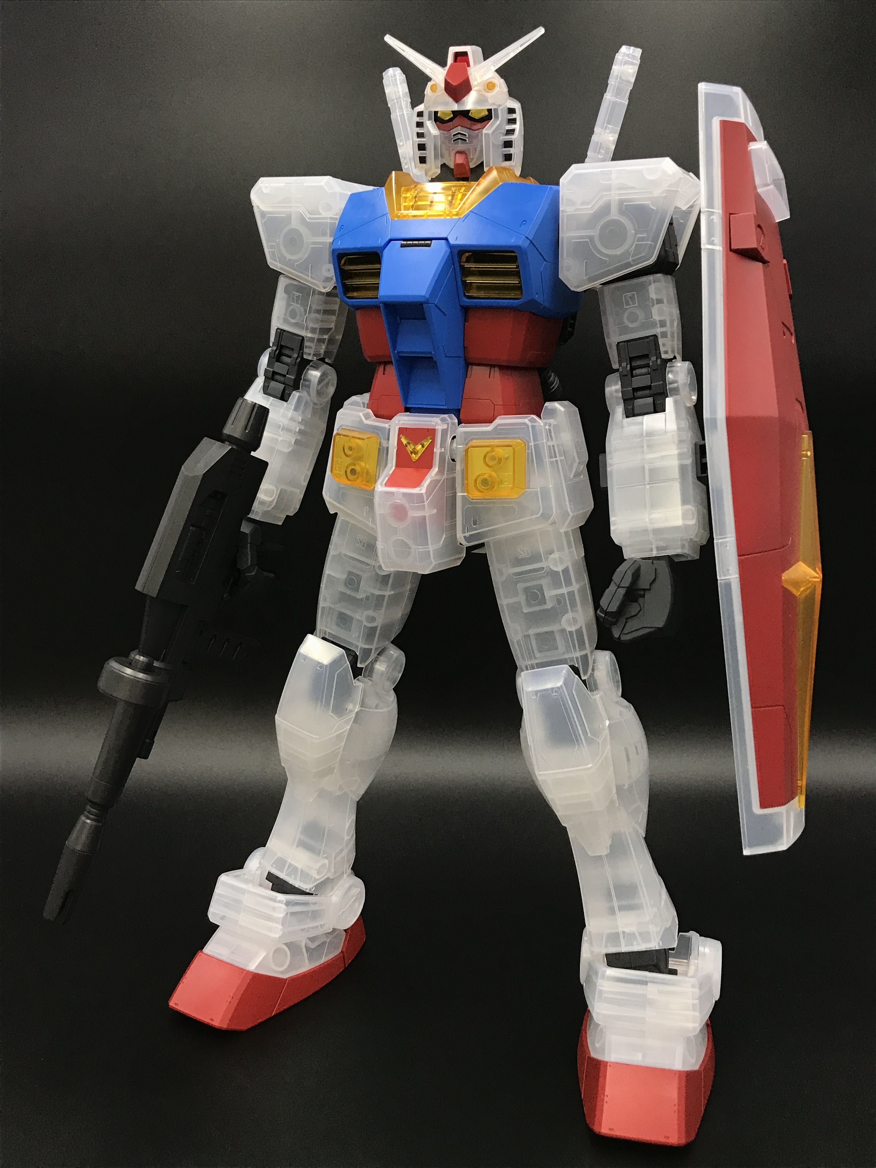 メガサイズモデル 1/48 ガンダム ソリッドクリアリバース 製作記録⑨