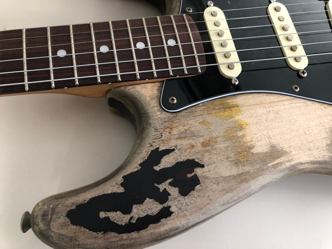 Club JunoストラトをSRV No,1風に改造 完成 | やれば出来る子を目指す