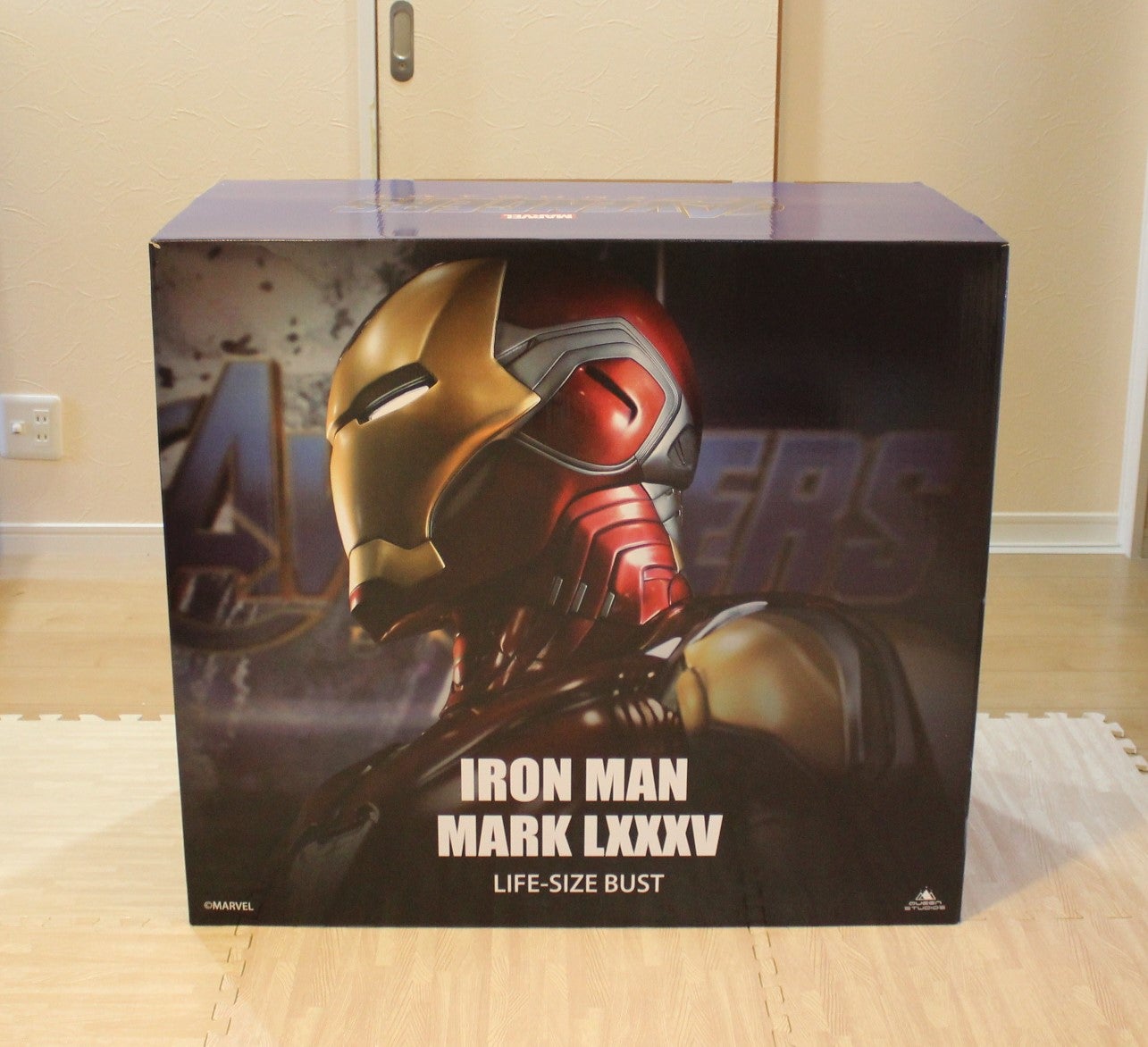 クイーンスタジオ ライフサイズバスト アイアンマン マーク85 簡易