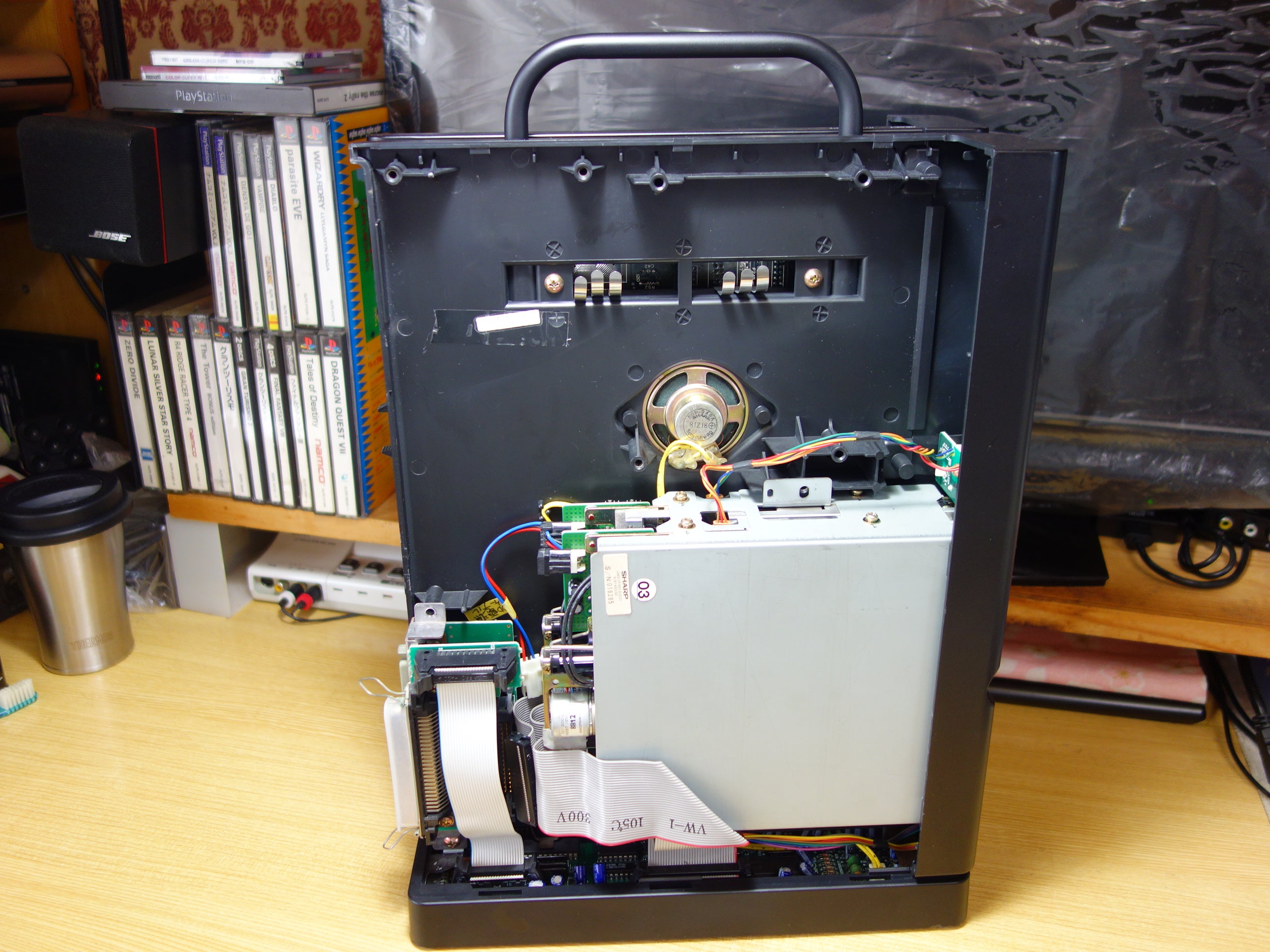 ジャンク】X68000 ACE 電源部コンデンサー交換(手元にある分だけ