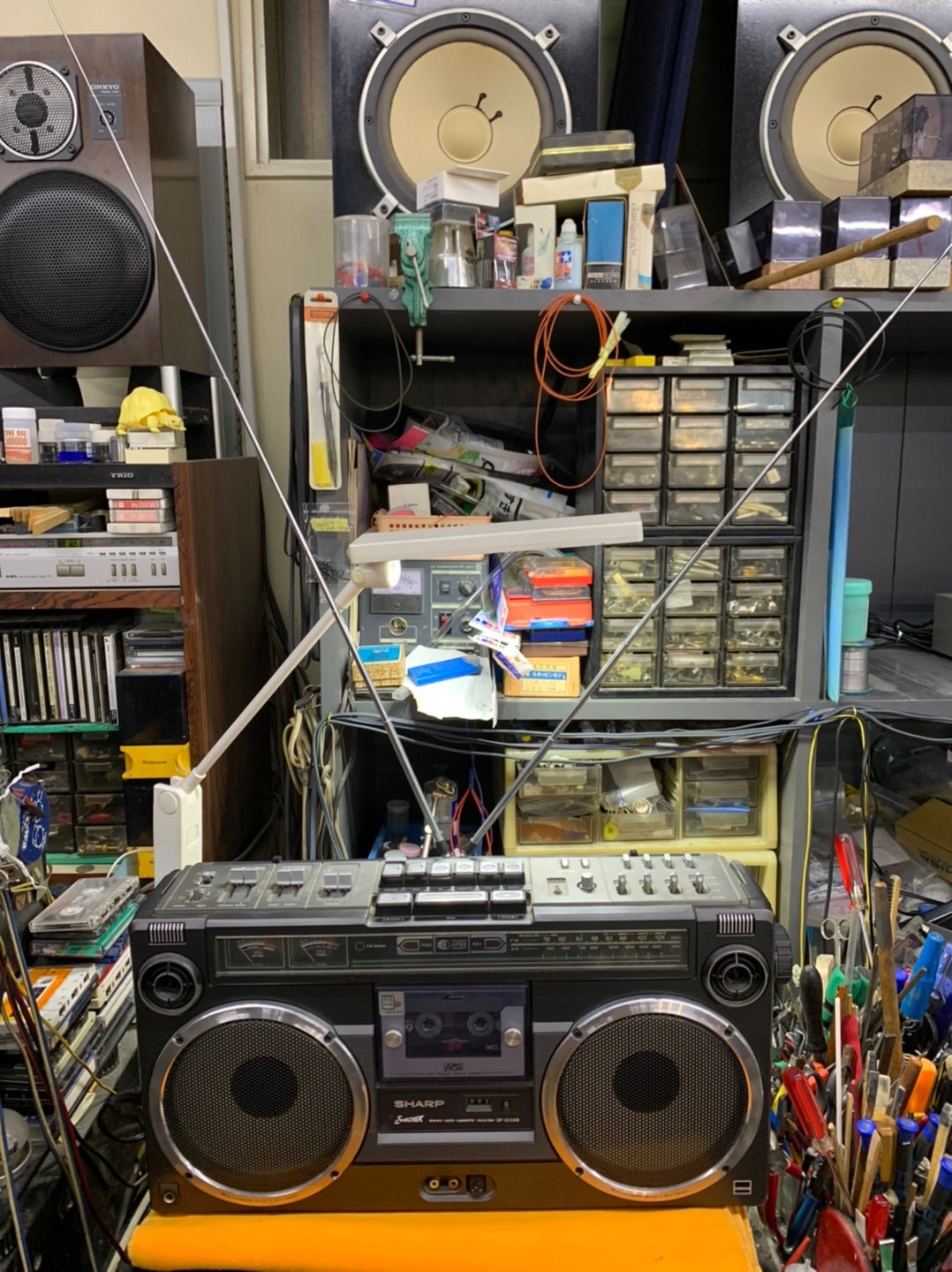 ラジカセ【シャープGF-303SB】ミツコシ | 北見市 リサイクルショップ