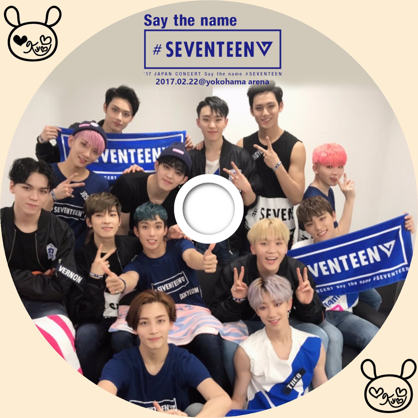 17 JAPAN CONCERT Say the name #SEVENTEEN | ラベル保管庫