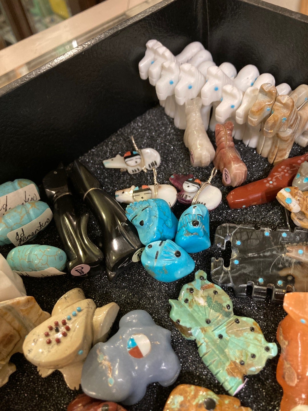 Zuni Fetishesズニ族の石のお守りフェティッシュ/メディスンアニマル