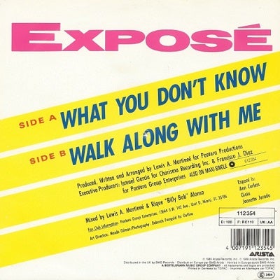 Expose/What You Don't Know | Sinn音楽館